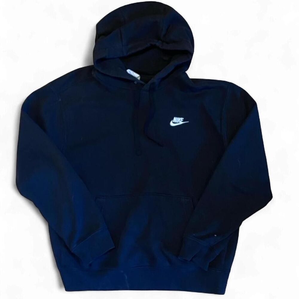 Nike Men's Black and Navy Hoodie